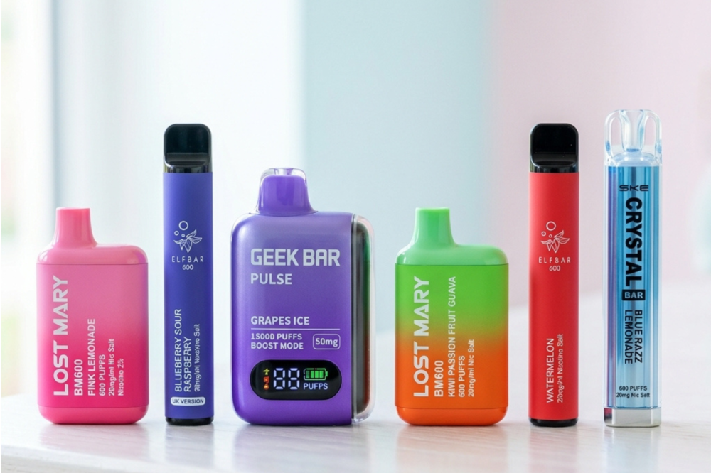 Einweg-Vapes 2026: Lost Mary, Elf Bar & Geek Bar im grossen Überblick