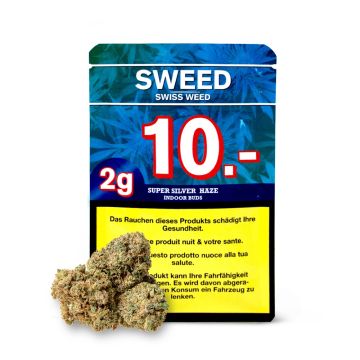 SWEED Silver Haze CBD Blütenabschnitte Crushed 2g