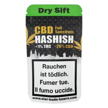 STAR-BUDS Dry Sift Hash Roter Libanese, 5g