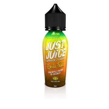 Just Juice Exotic Fruits - PINEAPPLE PAPAYA & COCONUT - 50ml - Shortfill