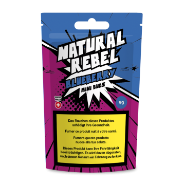 Natural Rebel CBD Micro Buds, Blueberry, 5g