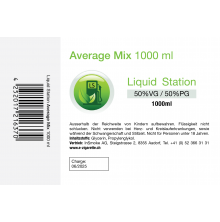 Liquid Station Average Mix 1000 ml - 50PG/50VG