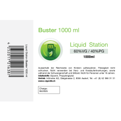 Liquid Station Buster Mix 1000 ml - 40PG/60VG
