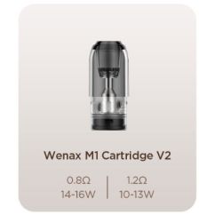 4 x GeekVape Wenax M1 Cartridge V2, 2ml
