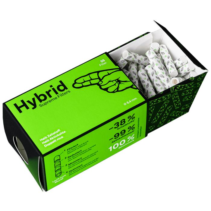 Hybrid Supreme Aktivkohlefilter - 6.4mm, 55 Stk. 