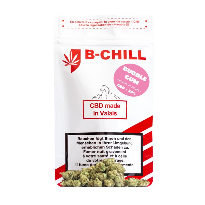 B-Chill CBD, Bubblegum, Indoor, 20g