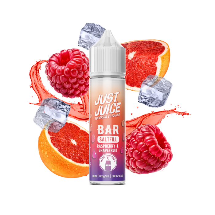 Just Juice BAR RANGE - Raspberry & Grapefruit - 40ml - Shortfill
