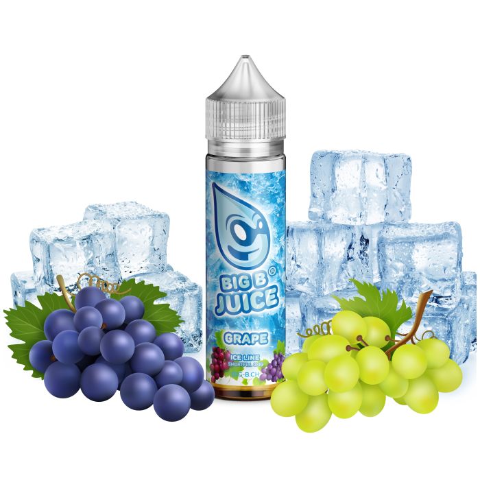 E-Liquid BIG B Juice ICE Line, Grape 50ml ''Shortfill''