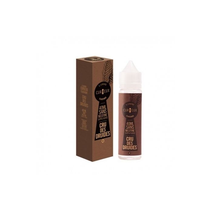 E-Liquid Cru des Druides, CURIEUX 40ml ''Shortfill''