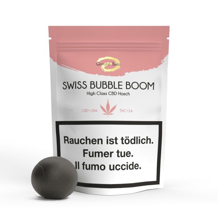Genuine Swiss CBD Hash, Swiss Bubble Boom, 4g