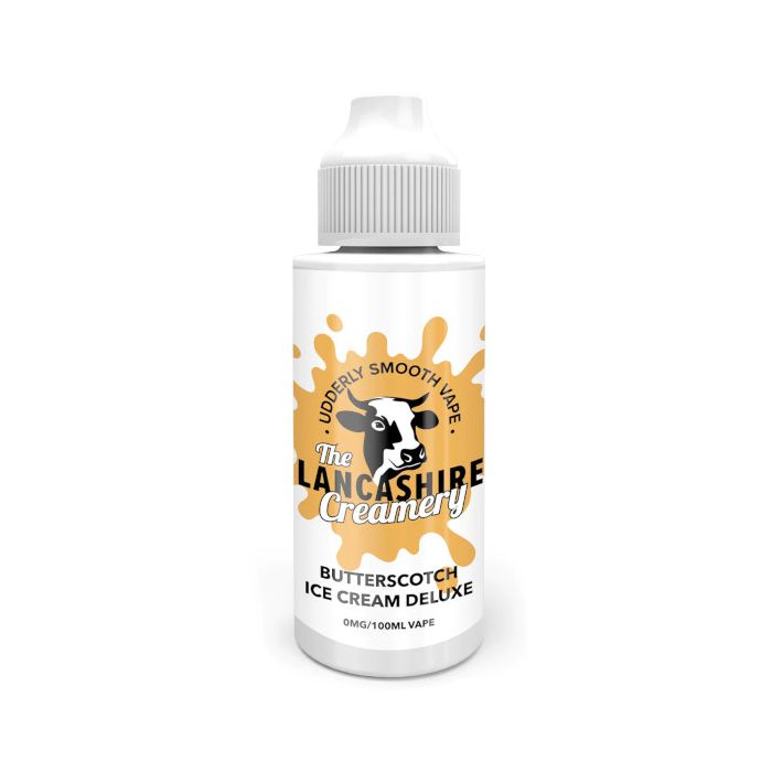 The Lancashire Creamery - Butterscotch Ice Cream Deluxe - 100ml - Shortfill