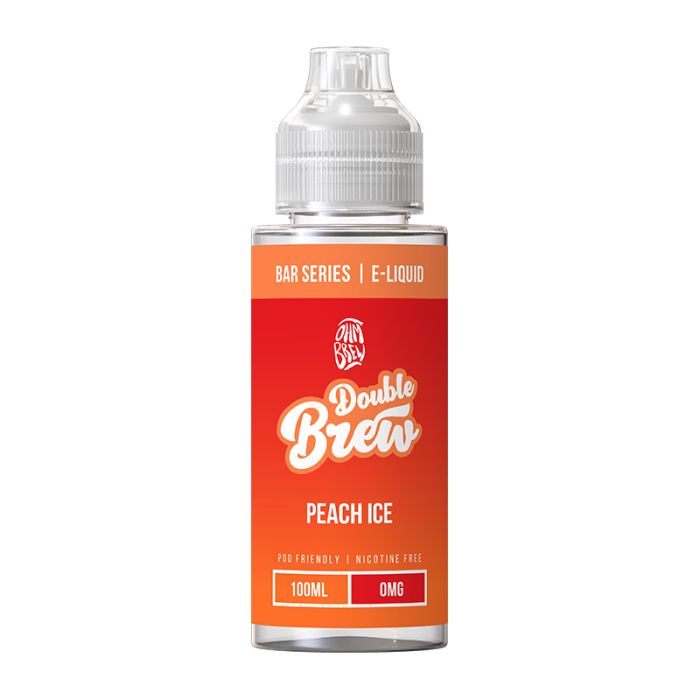 Double Brew Peach Ice - 100ml - Shortfill