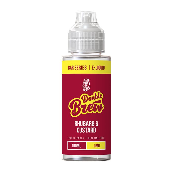 Double Brew Rhubarb & Custard - 100ml - Shortfill