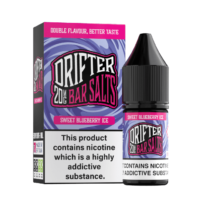 Drifter Bar Salts - Sweet Blueberry Ice 20mg/ml - 10ml