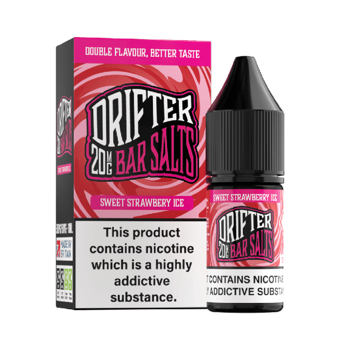 Drifter Bar Salts - Sweet Strawberry Ice 20mg/ml - 10ml