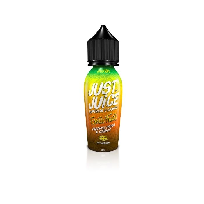 Just Juice Exotic Fruits - PINEAPPLE PAPAYA & COCONUT - 50ml - Shortfill