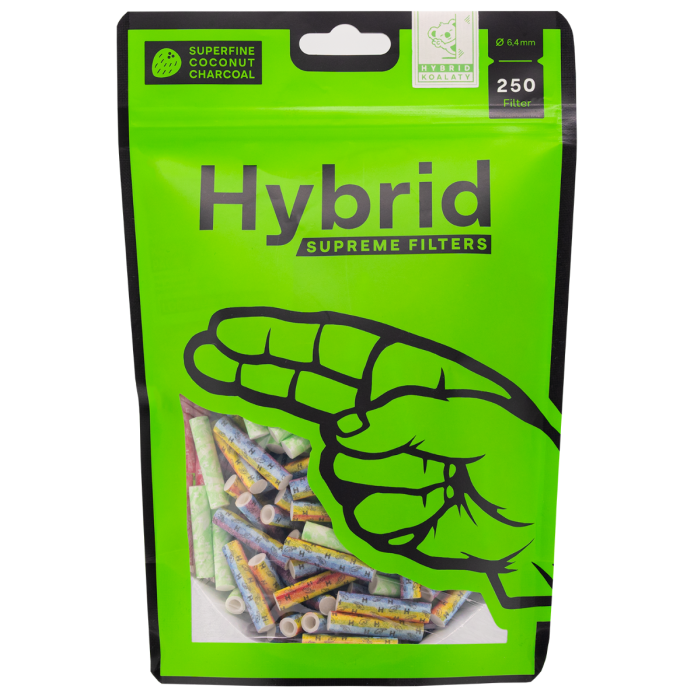 250er Bag Hybrid Supreme AktivkohlefilterBunt - 6.4mm 