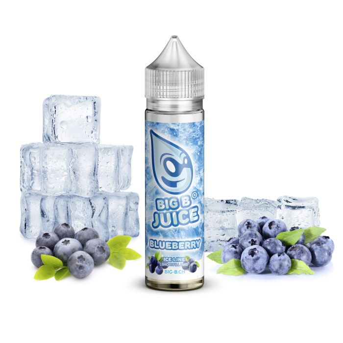E-Liquid BIG B Juice ICE Line, Blueberry 50ml ''Shortfill''