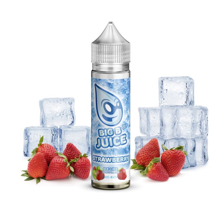 E-Liquid BIG B Juice ICE Line, Strawberry 50ml ''Shortfill''