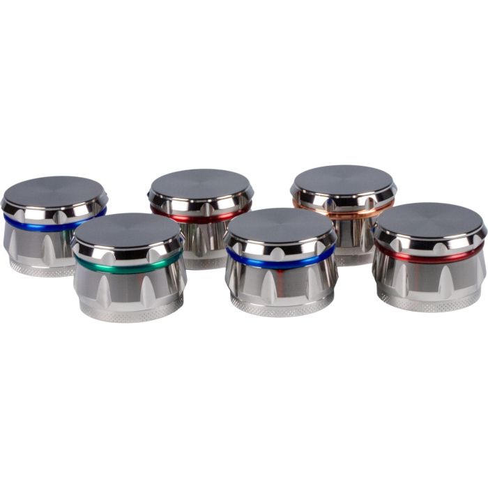 Metall Grinder Assortiert, 40mm, 4tlg. (6er) 