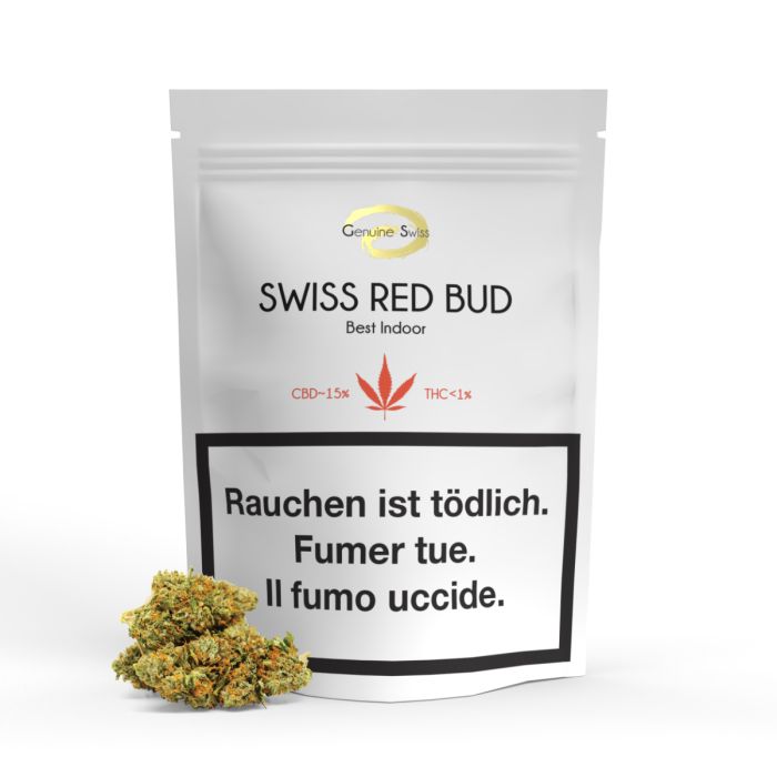 Genuine Swiss CBD, Minibuds Swiss Red Bud, 10g