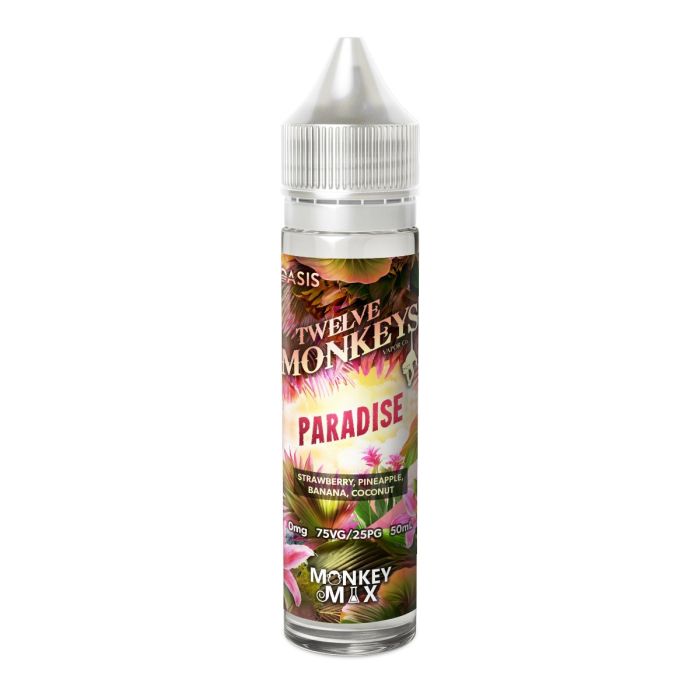 Twelve Monkeys - Oasis - Paradise, 50ml (Shortfill)