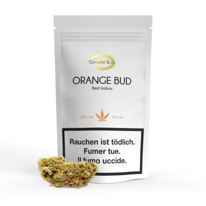 Genuine Swiss CBD, Orange Bud, 2.5g