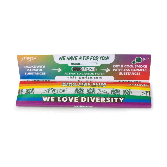 Purize King Size Rainbow Papers