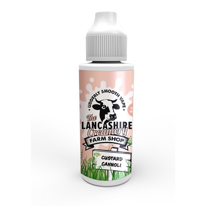 The Lancashire Creamery - Farm Shop - Custard Cannoli - 100ml - Shortfill