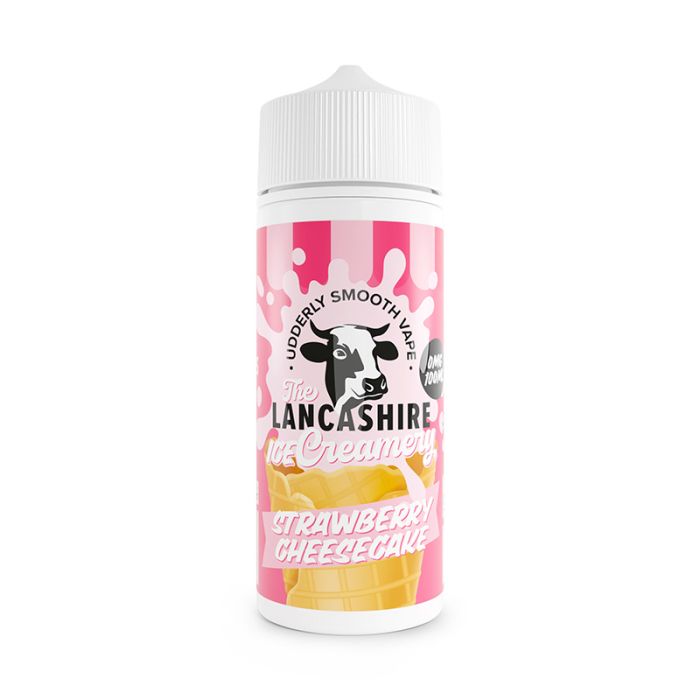 The Lancashire Ice Creamery - Strawberry Cheesecake - 100ml - Shortfill